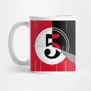 Countdown  Number 5 Mug